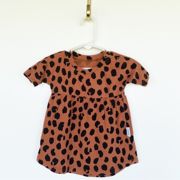 HUX BABY Organic Cotton Animal print Swirl Dress Baby size 9-12 Months - Picture 7 of 7